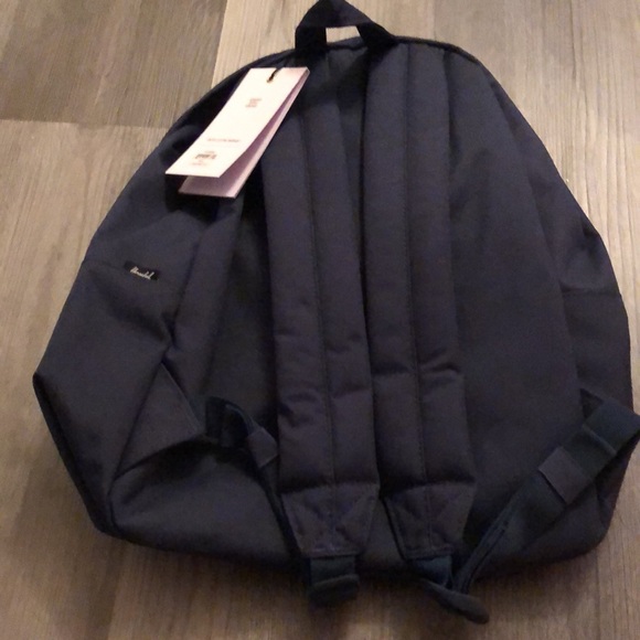 Herschel Supply Co Classic Backpack Color Navy Recycled Nylon NWT - Picture 8 of 16